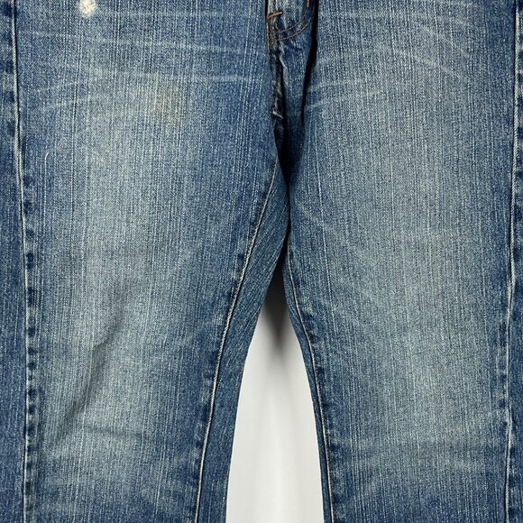 Guess Jeans Size 31 Inseam 30 Rise 10 Blue Bootcut 5 Pocket Design Cotton - Picture 3 of 9